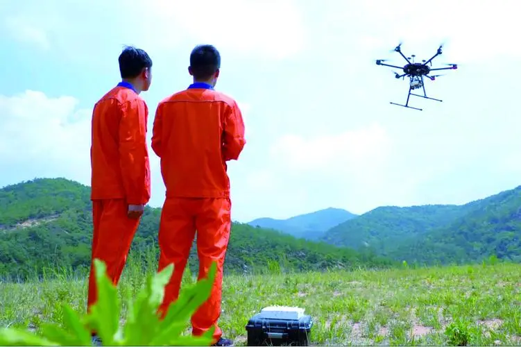 永城无人机倾斜摄影巡检拍摄